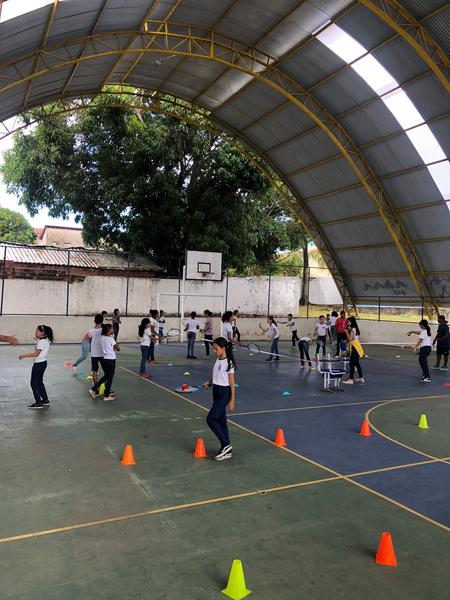 Bia Haddad faz visita ao Centro Esportivo Mané Garrincha e elogia as  quadras de tênis, Secretaria Municipal de Esportes e Lazer