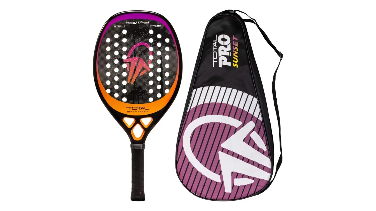 Raquete de beach tennis Total PRO Sunset 12K